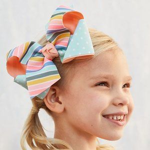 Matilda Jane Miko Girls' Striped Polka Dot Hairbow New With Tags One Size